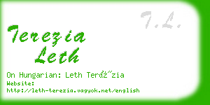 terezia leth business card